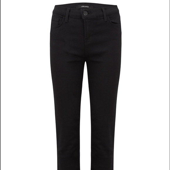 J BRAND
MARIA HIGH RISE STRAIGHT LEG JEANS - SERIOUSLY BLACK - Picture 3 of 5